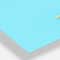 Designart 'Pink And Blue Banana Large Modern Multipanel Wall Clock